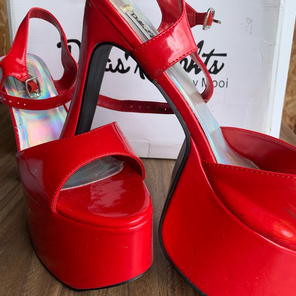 Dallas Heights Crossdresser Platform Heels women’s SIZE 14 men’s SIZE 12 🔥🔥🔥